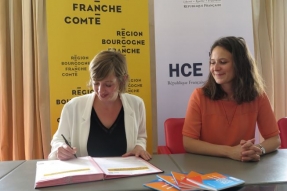 La Région Bourgogne-Franche-Comté signe avec le Haut Conseil à l'Egalité une convention pour une communication publique sans stéréotype de sexe 